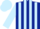 Silk - Dark Blue, Light Blue Stripes on Sleeves, Light Blue Cap