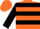 Silk - Orange, 'PR Speed' on Back, Four Black Hoops on Sleeves, Orange