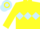 Silk - Yellow, Light Blue triple diamond, Light Blue and Yellow hooped cap