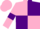 Silk - Pink and Purple (quartered), Pink sleeves, Purple armlets