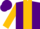 Silk - Purple, purple 'OGF' on gold panel, gold sleeves, purple cap