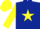 Silk - Dark blue, yellow star, sleeves and cap