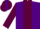 Silk - Purple, Maroon stripe and sleeves