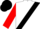 Silk - White, black sash, black horse emblem, red sleeves, red and black cap