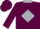 Silk - Maroon, Silver Diamond, Maroon 'P', Silver Collar