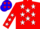 Silk - Red, Blue, White Stars