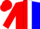 Silk - RED, WHITE AND BLUE, Black 'M' (M14)