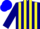 Silk - NAVY BLUE, yellow stripes, blue cap