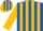 Silk - ROYAL BLUE, Gold Epauletes, Gold Stripes on Slvs