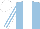 Silk - Light Blue, White stripe, striped sleeves, White cap