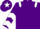 Silk - Purple, White epaulets, chevrons on sleeves, Purple cap, White star