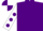 Silk - Purple, White sleeves, Purple spots, Purple and White quartered cap