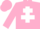 Silk - Hot Pink, White Cross of Lorraine, White H