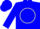 Silk - BLUE, Red 'BTW' in White Circle