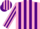 Silk - Pink, Purple Stripes