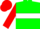 Silk - Green, red checks, green 'BJM' on white hoop, red sleeves, green and red cap