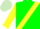 Silk - Green, Yellow sash and sleeves, Light Green cap