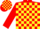 Silk - Red and Yellow Blocks, Red Sleeves