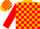 Silk - Gold, Red 'H', Red Blocks on Sleeves
