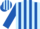 Silk - Light Blue, Royal Blue Circled MP, Royal Blue Stripes on Sleeves, Light B