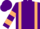 Silk - Purple,with tan braces,purple with tan hoops on sleeves