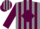 Silk - grey, Maroon 'M' in Diamond Frame, Maroon Diamond Stripes on sleeves