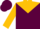 Silk - Maroon, Gold Yoke, Maroon Bars on Gold Sleeves, Maroon C