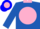 Silk - Royal Blue, Pink Collar, Blue SG and Flying Goose Emblem on Pink disc, Pink C