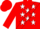 Silk - Red, Red Stars on White Sash, White Stars on Red Sleeves, Red Cap