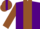Silk - Purple, Brown stripe and sleeves