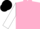 Silk - Pink, Black Circled Emblem, White Sleeves, Black Cap