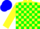 Silk - Yellow, Blue and Green Blocks, Blue Cap