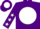 Silk - Purple, Purple 'VF' on White disc, White Stars on Sle