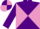Silk - Purple and Mauve diabolo, Purple sleeves, quartered cap