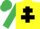 Silk - Yellow, Black Cross of Lorraine, Emerald Green sleeves and cap