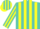 Silk - Turquoise, Yellow Stripes