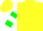 Silk - Yellow, Green and White Emblem, Green Bars on Sleeves