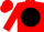 Silk - Red, Black disc, Red Cap, Black Button