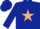 Silk - Dark Blue, Beige star
