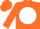 Silk - ORANGE, orange 'JER-MAR' on white disc, orange cap