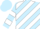 Silk - Light Blue, White Diagonal Stripes, White Bars on Sleeves, Light B