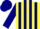 Silk - Yellow, Navy Blue Circled MM, Navy Blue Stripes on Sleeves, Navy Blue Cap