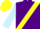 Silk - Purple, Yellow sash, Light Blue sleeves, Yellow cap