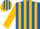 Silk - Royal Blue, Gold Emblem, Gold Stripes on Sleeves