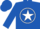 Silk - Royal Blue, Blue 'G' on White Star in White Circle, Royal Blue Cap