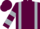 Silk - Maroon, Silver B and Braces, Silver Bars on Sleeves,