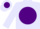 Silk - Lavender, Lavender Emblem on Purple disc,