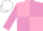 Silk - Pink and Mauve (quartered), Mauve sleeves, White cap