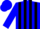 Silk - Blue body, black striped, blue arms, blue cap