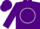 Silk - Purple, White Circle, and 'TOR